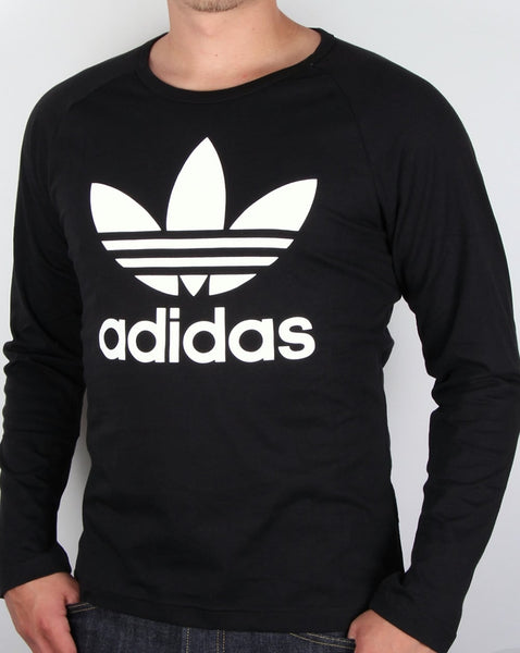 Adidas Originals Trefoil Long Sleeve T-shirt Black