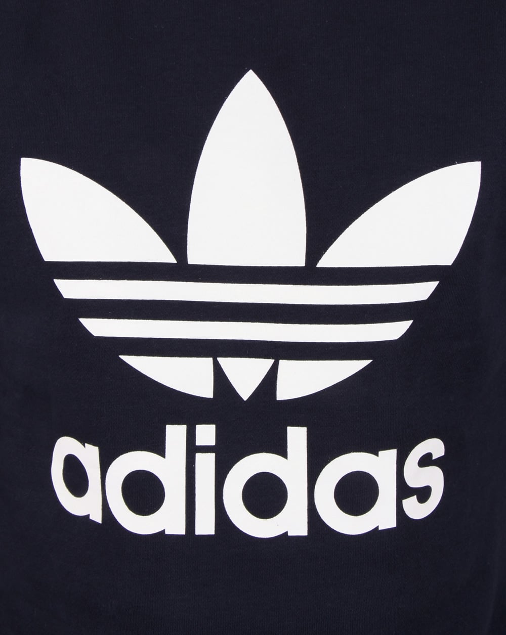 Adidas Originals – Sweatshirt mit Trefoil-Print in Legend Ink