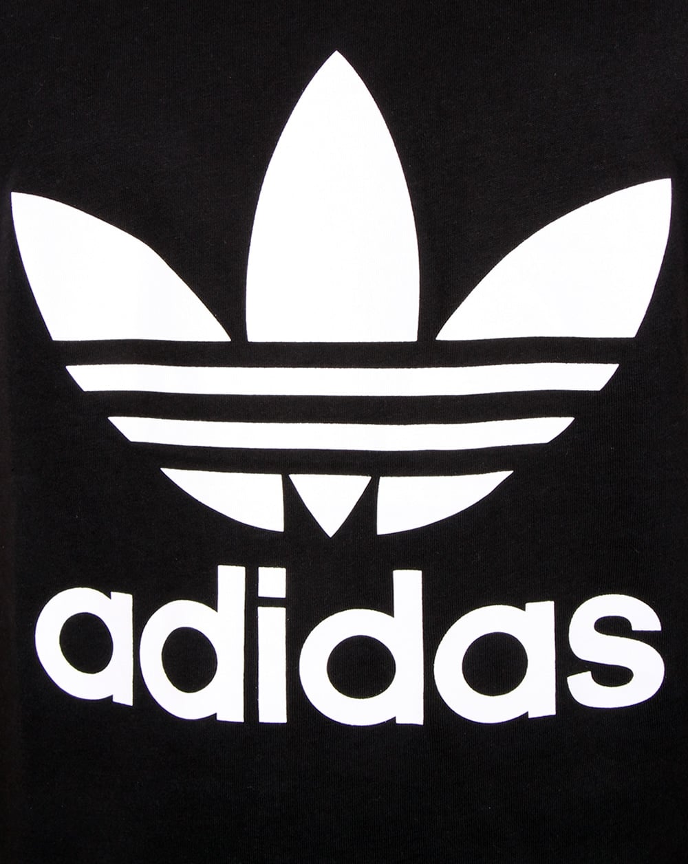Adidas Originals – Schwarzes Trefoil-Top