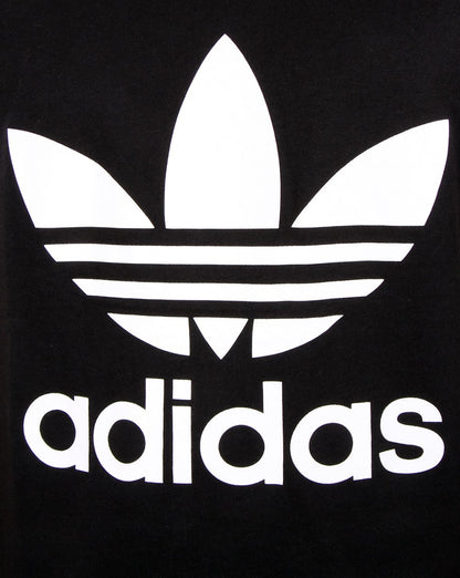 Adidas Originals – Schwarzes Trefoil-Top