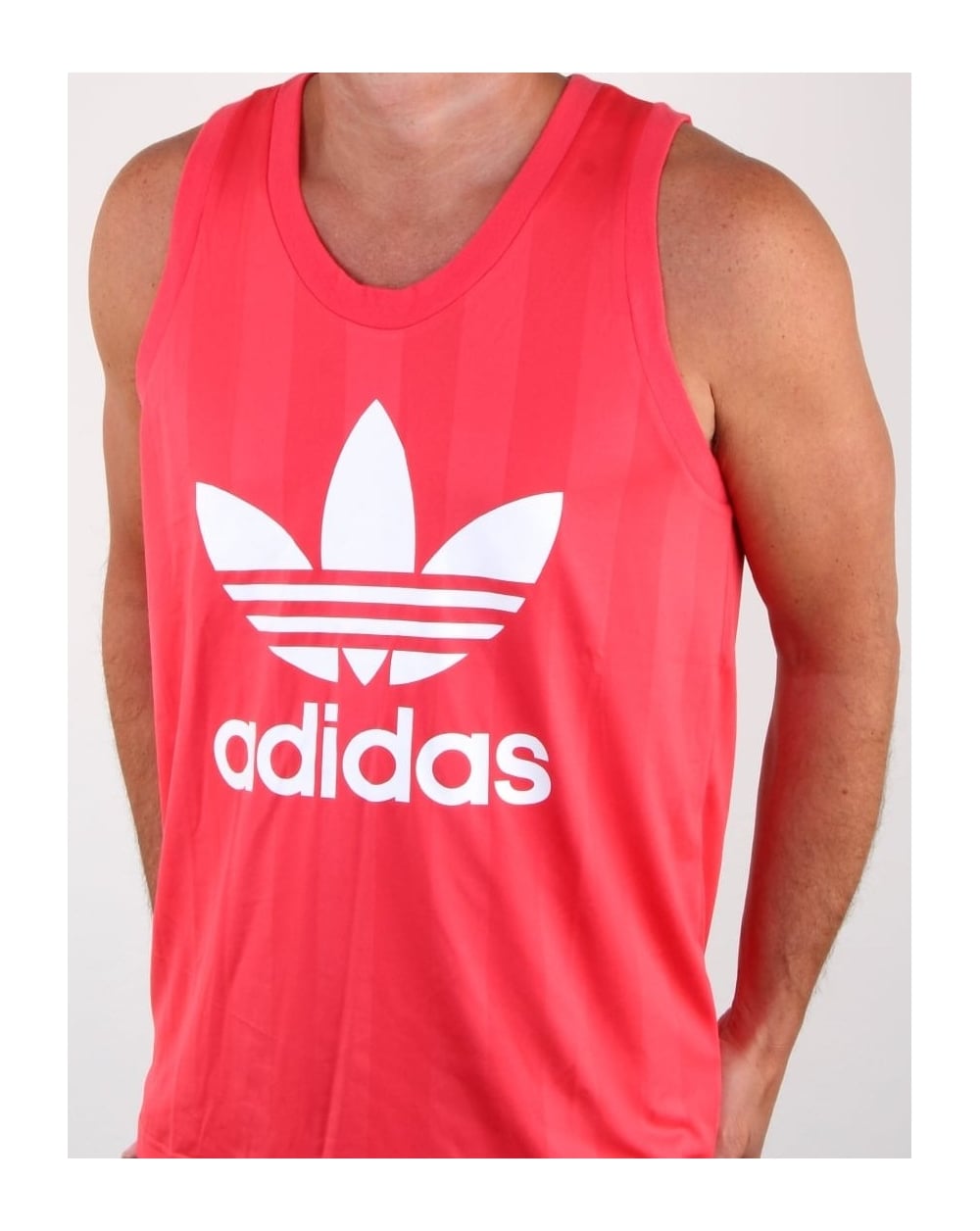 Adidas Originals – Trefoil-Weste in Core Pink