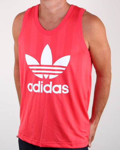 Adidas Originals – Trefoil-Weste in Core Pink