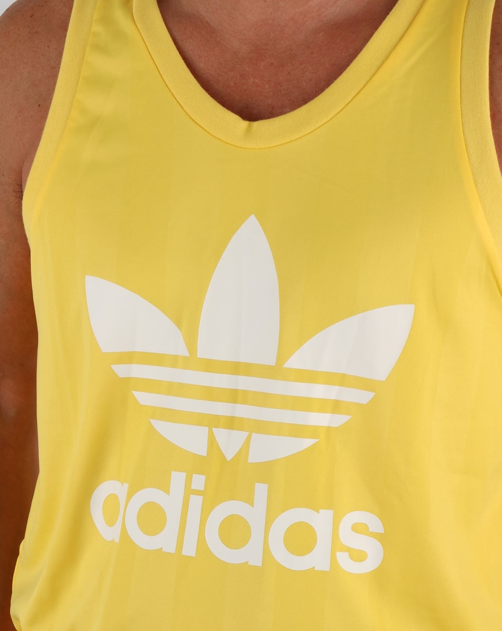 Adidas Originals Trefoil Weste Frühlingsgelb