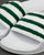 Adidas Premium Towelling Sliders White/Green