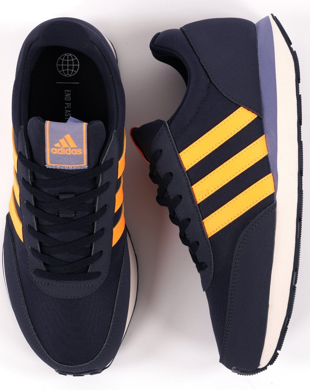 Adidas Run 60s Sneaker Dunkelblau/Orange
