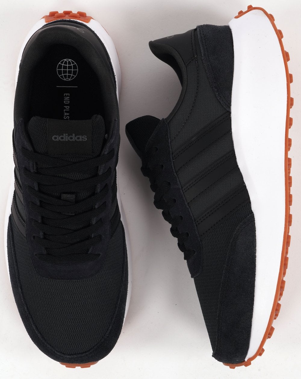 Adidas Run 70s Sneaker Schwarz mit Gummi