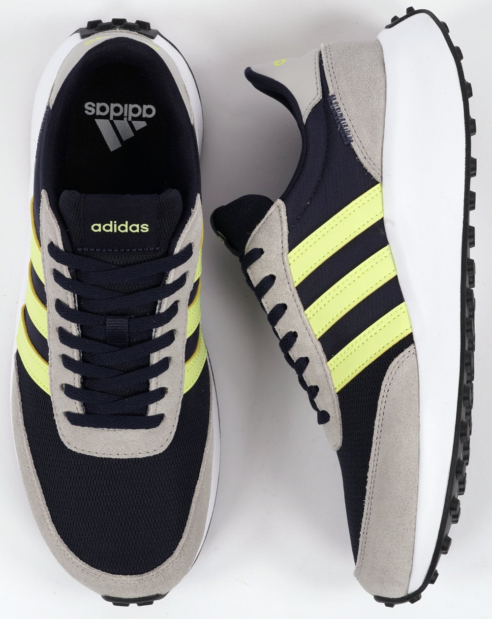 Adidas Run 70s Sneaker Marineblau/Zitronengelb