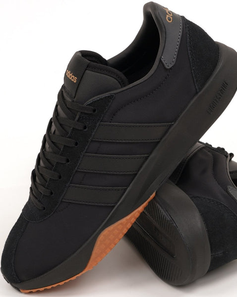 Adidas Run 76 Trainers Black Gum