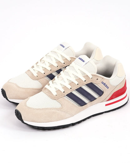 Adidas Run 80s Sneaker Wunderweiß/Marineblau/Rot