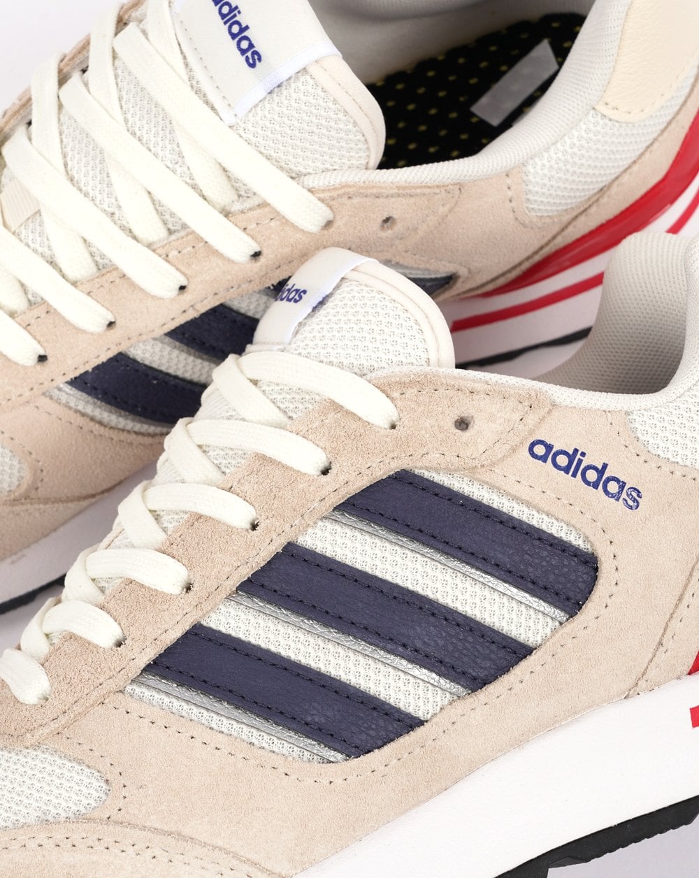 Adidas Run 80s Sneaker Wunderweiß/Marineblau/Rot