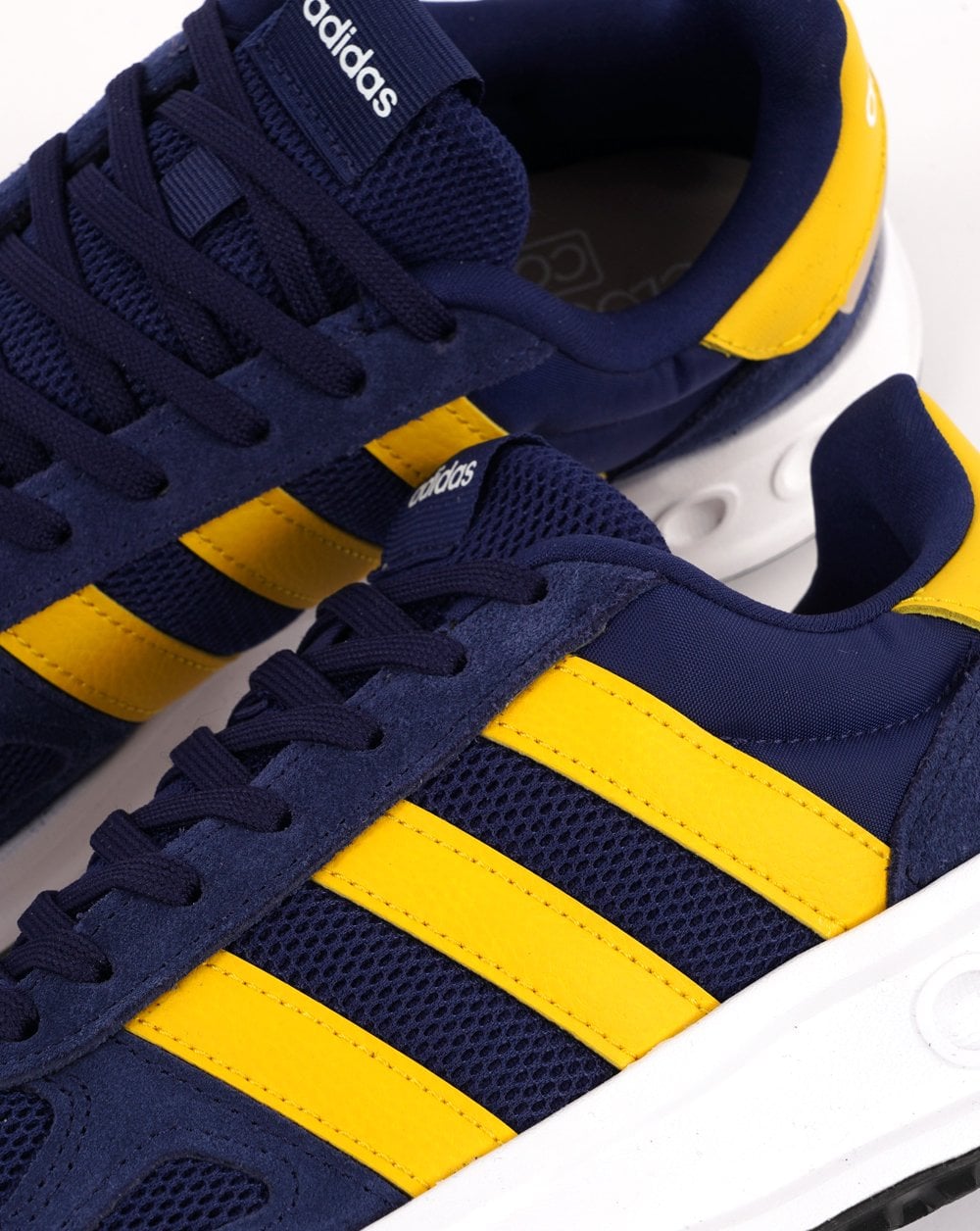 Adidas Run 84 Trainers Navy Yellow