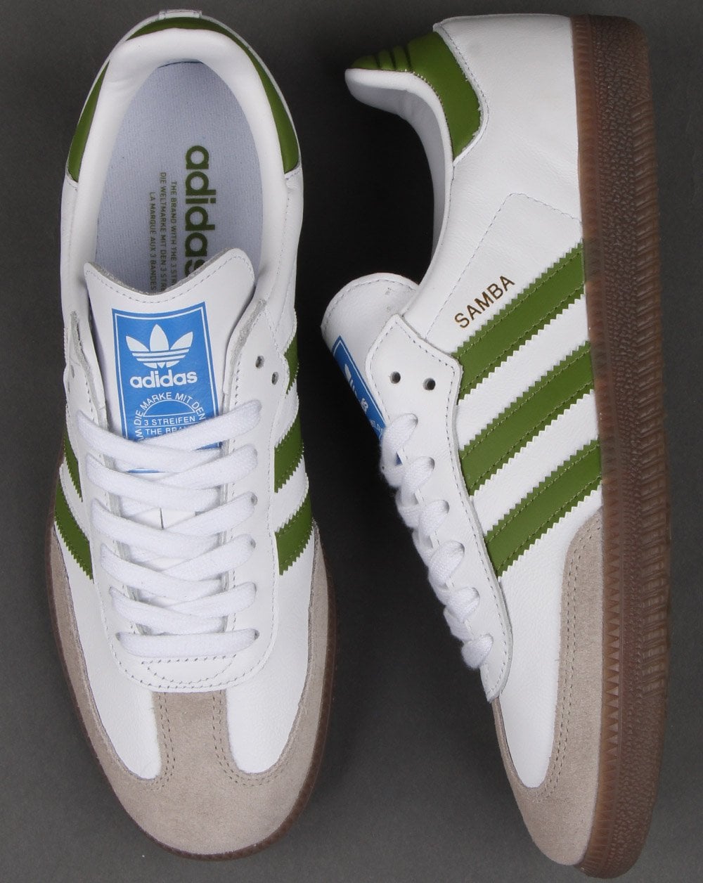 Adidas Samba Og Trainer Weiß/Grün