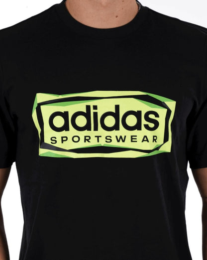 Adidas Sportswear Logo T-Shirt Schwarz