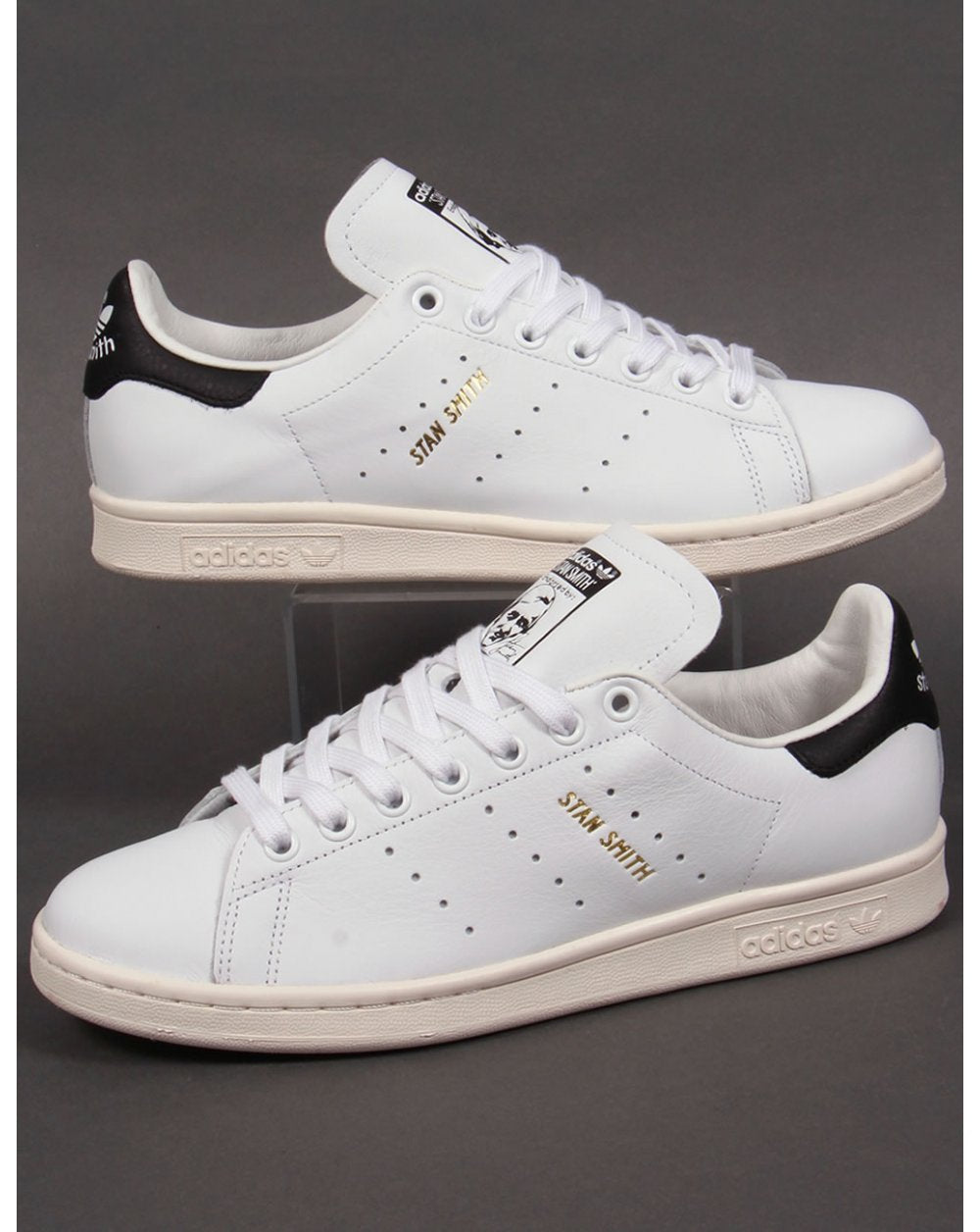 Adidas Stan Smith Sneakers Weiß/Schwarz/Gold