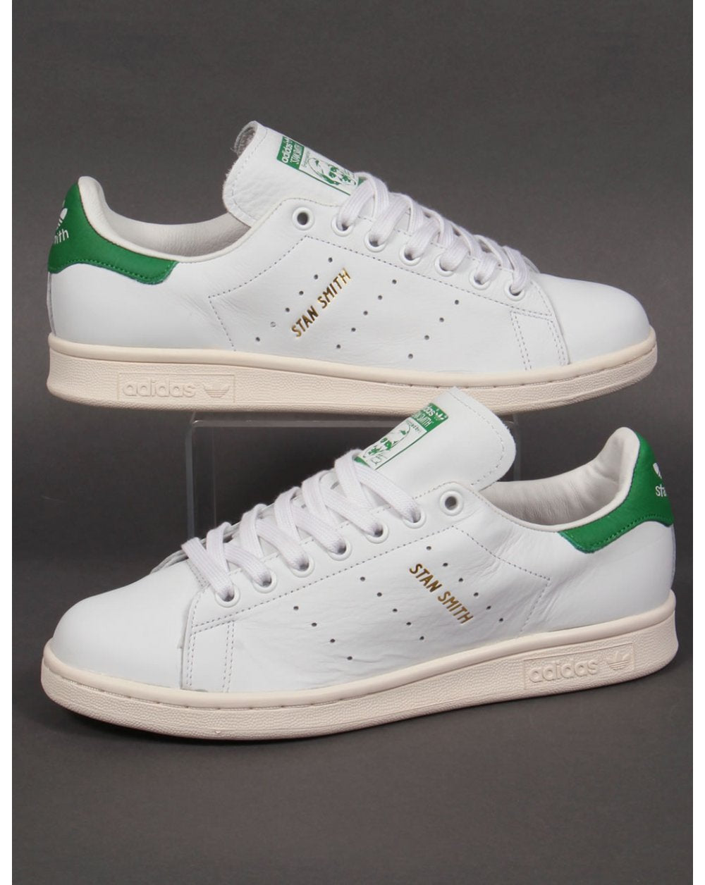 Adidas Stan Smith Trainers White/green/gold