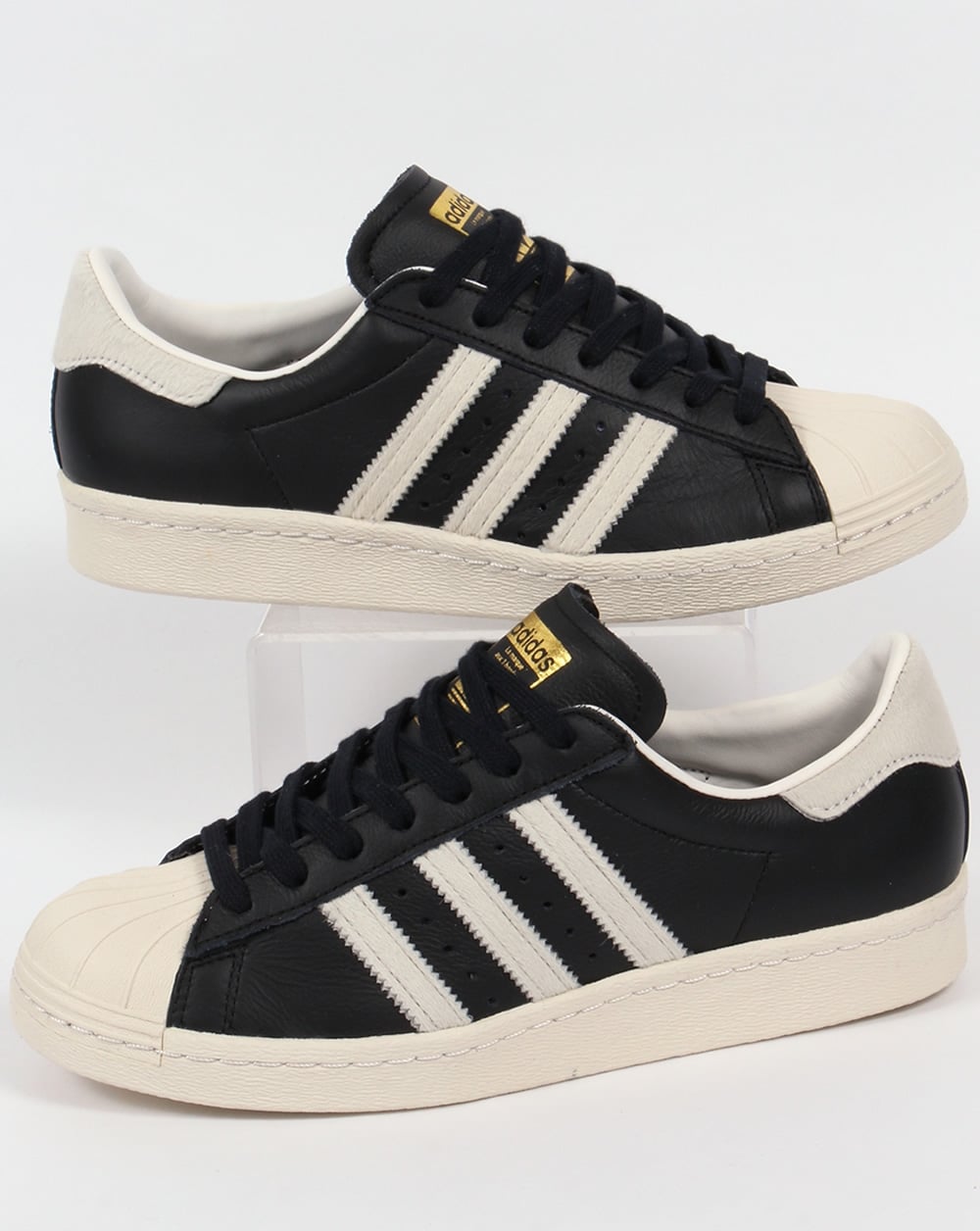 Adidas Superstar 80s Sneaker Schwarz/Weiß/Gold