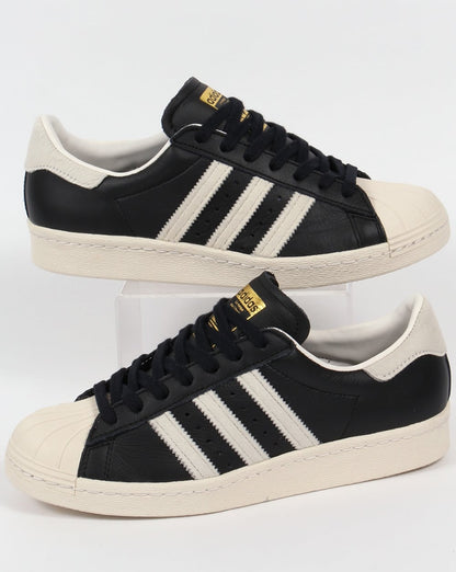 Adidas Superstar 80s Sneaker Schwarz/Weiß/Gold