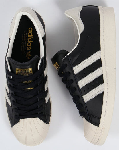 Adidas Superstar 80s Sneaker Schwarz/Weiß/Gold