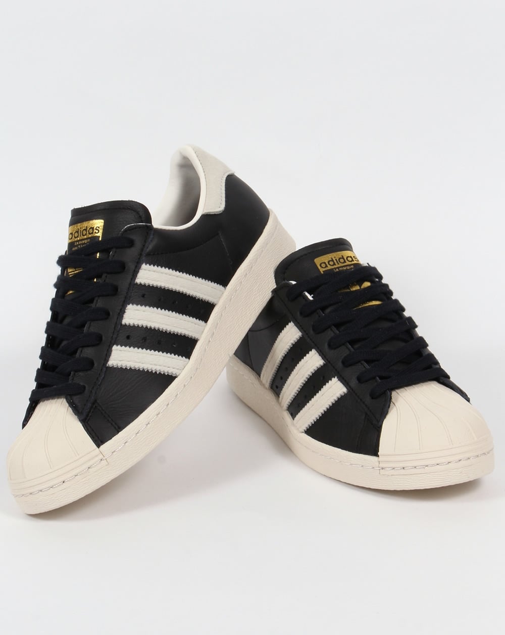 Adidas Superstar 80s Sneaker Schwarz/Weiß/Gold