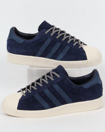 Adidas Superstar 80s Sneakers Marineblau/Mineralblau/Weiß