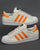 Adidas Superstar 80s Trainers Off White/Orange
