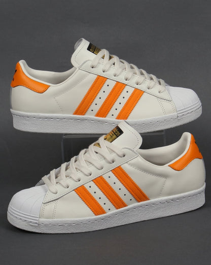Adidas Superstar 80s Sneaker Off-White/Orange