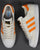 Adidas Superstar 80s Trainers Off White/Orange