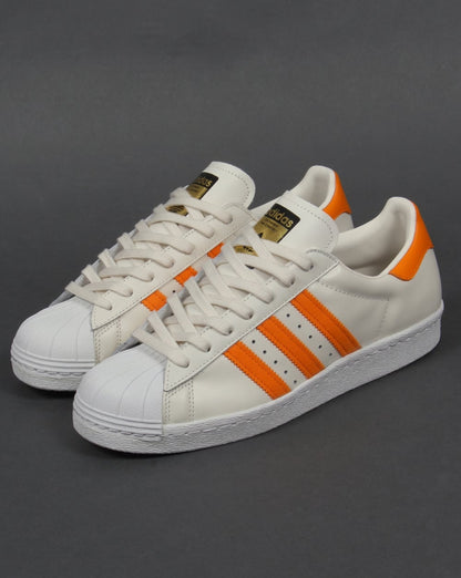 Adidas Superstar 80s Sneaker Off-White/Orange