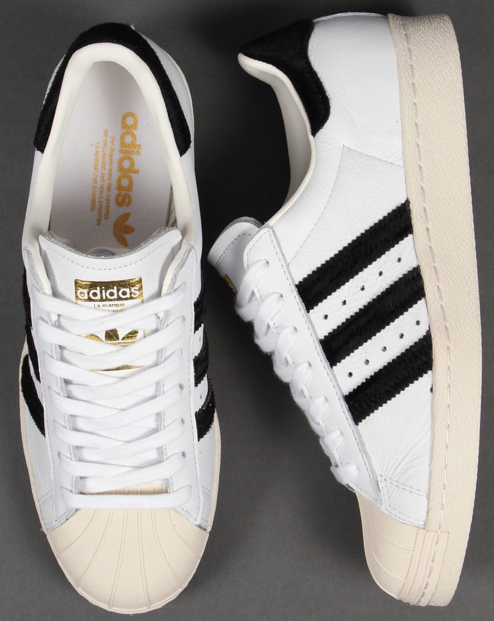 Adidas Superstar 80s Sneaker Weiß/Schwarz/Gold