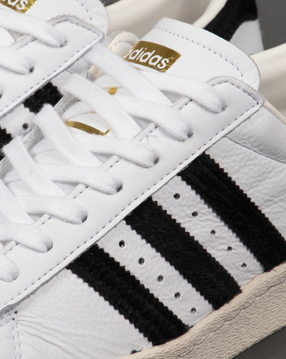 Adidas Superstar 80s Trainers White/Black/Gold