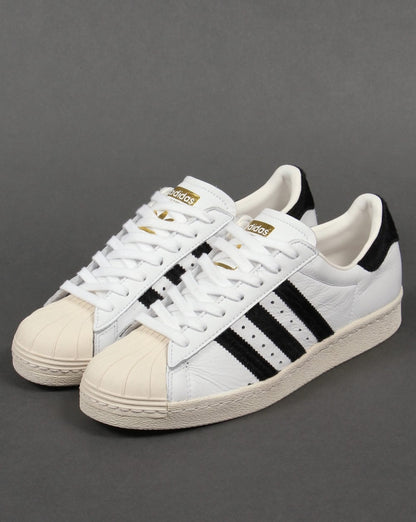 Adidas Superstar 80s Sneaker Weiß/Schwarz/Gold