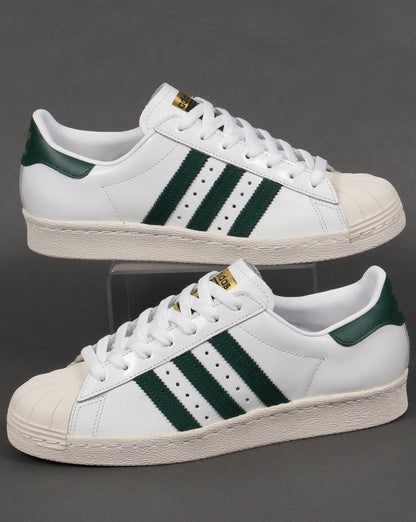 Adidas Superstar 80s Sneakers Weiß/Grün