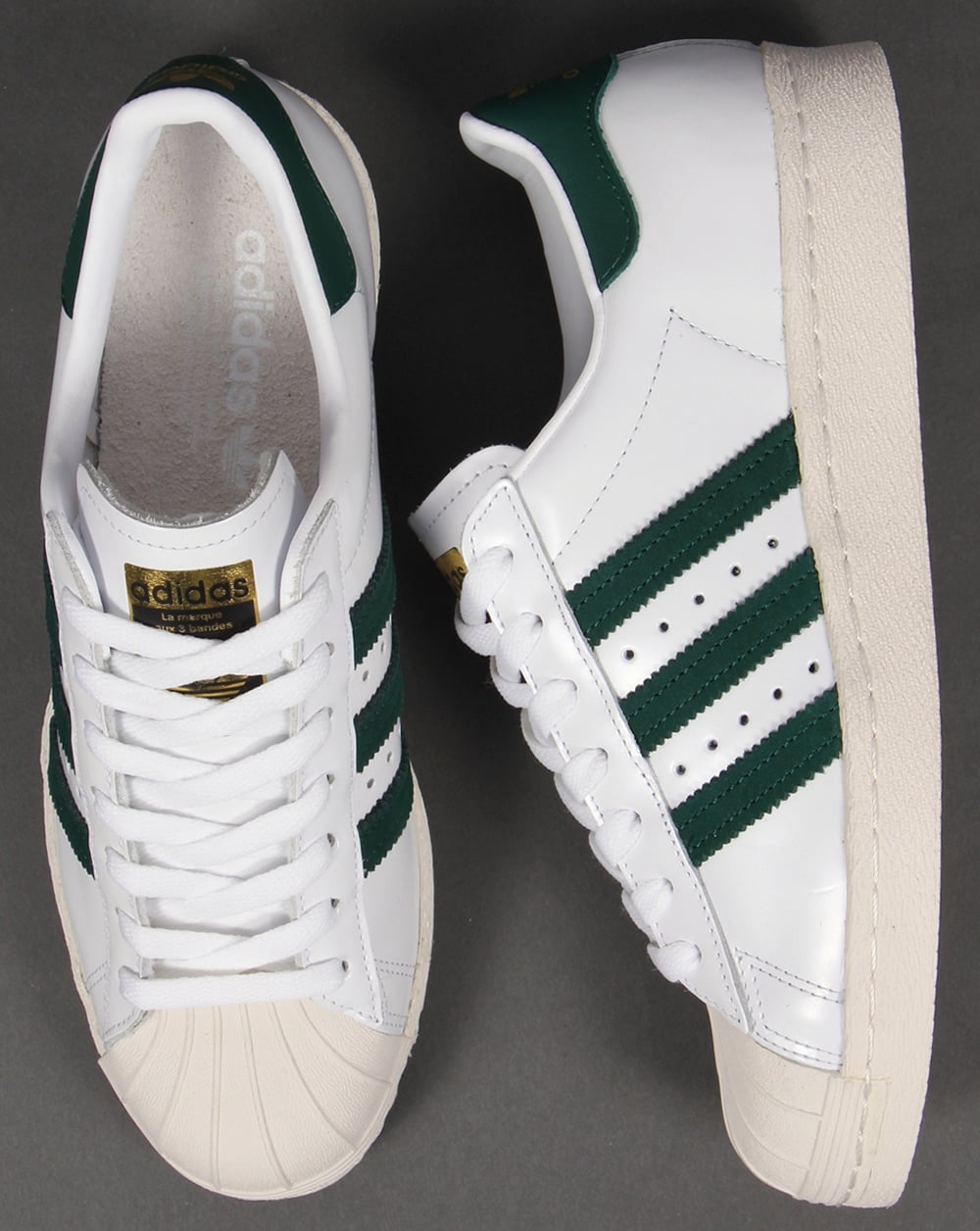 Adidas Superstar 80s Sneakers Weiß/Grün