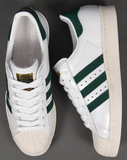Adidas Superstar 80s Sneakers Weiß/Grün