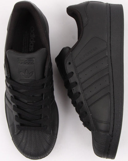 Adidas Superstar Sneakers Dreifach Schwarz