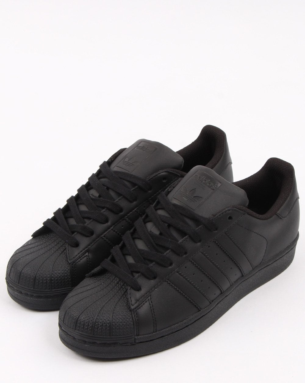 Adidas Superstar Sneakers Dreifach Schwarz