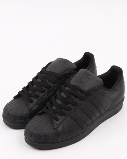 Adidas Superstar Sneakers Dreifach Schwarz