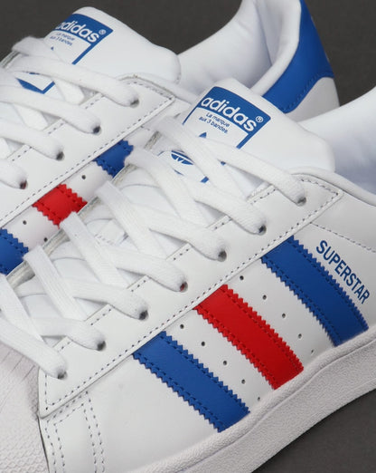 Adidas Superstar Sneakers Weiß/Blau/Rot