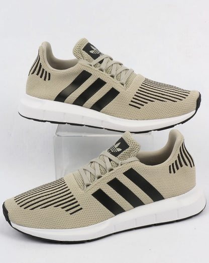Adidas Swift Run Sneakers Sesam/Schwarz/Weiß