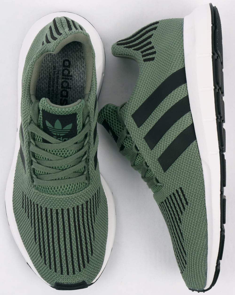 Adidas Swift Run Sneakers Trace Grün/Schwarz