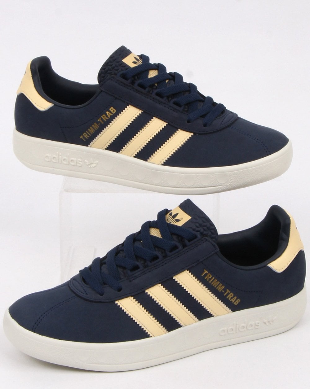 Adidas Trimm Trab Sneakers Marineblau/Zartgelb
