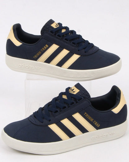 Adidas Trimm Trab Sneakers Marineblau/Zartgelb
