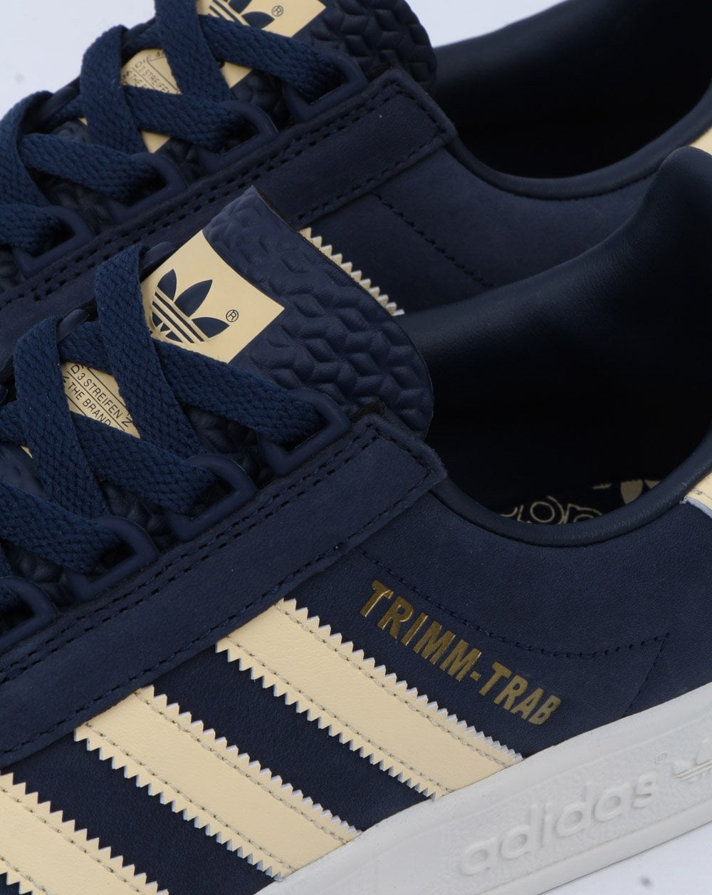 Adidas Trimm Trab Sneakers Marineblau/Zartgelb