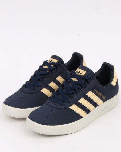 Adidas Trimm Trab Sneakers Marineblau/Zartgelb