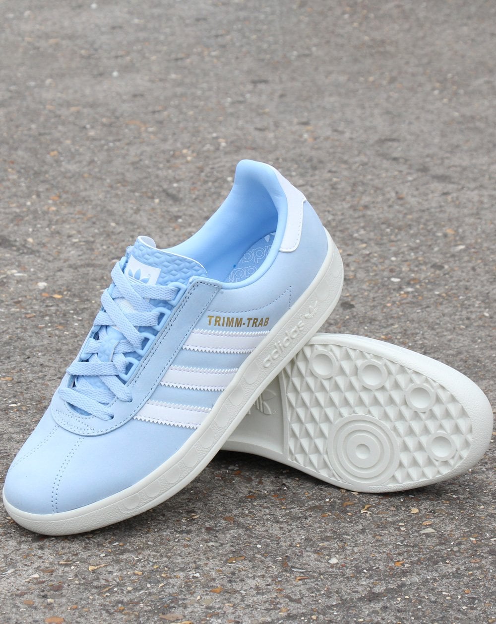 Adidas Trimm Trab Sneakers Himmelblau/Weiß