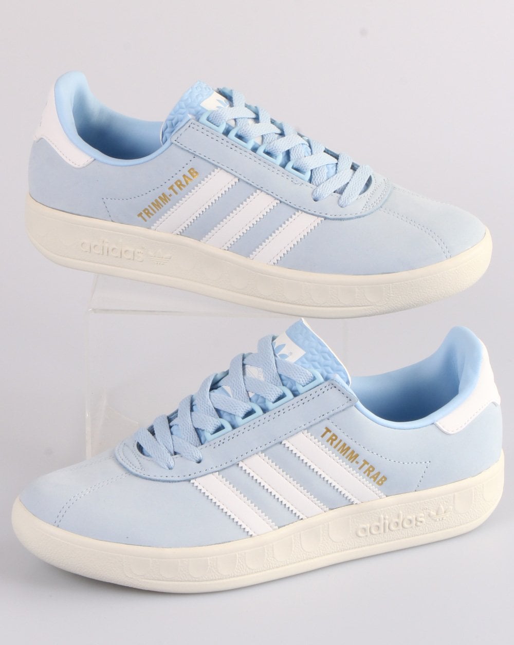 Adidas Trimm Trab Trainers Sky Blue/White