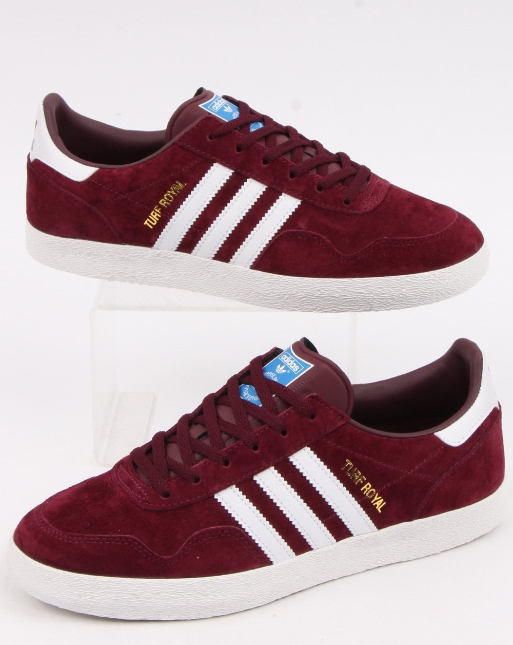 Adidas Turf Royal Sneakers Dunkelburgunder/Weiß