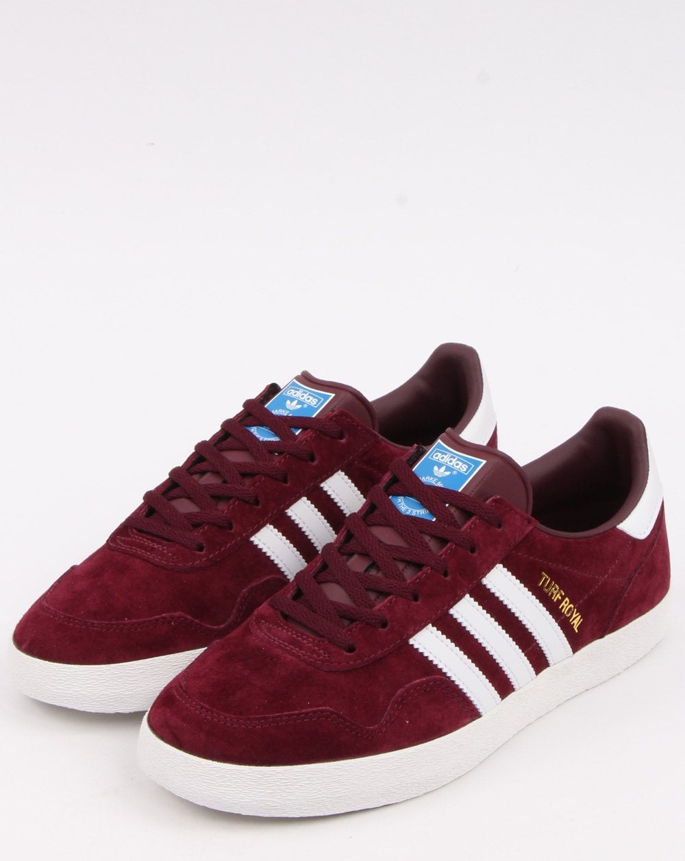 Adidas Turf Royal Sneakers Dunkelburgunder/Weiß