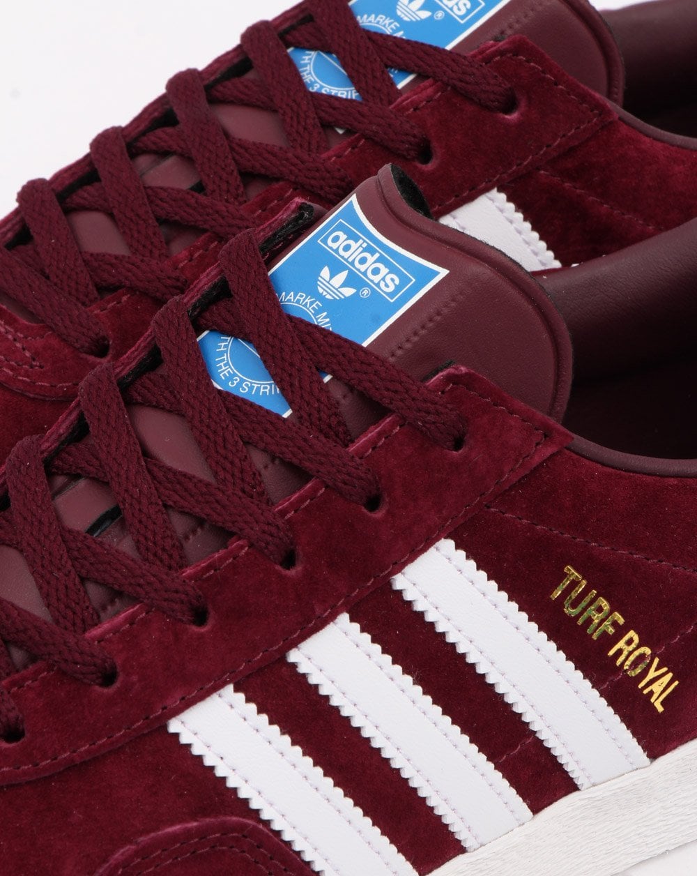 Adidas Turf Royal Sneakers Dunkelburgunder/Weiß