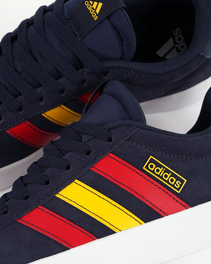 Adidas VL Court 3.0 Sneaker Marineblau Rot Gold